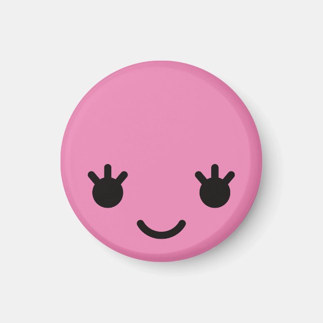 Íman Kawaii Cute Face (Frente)