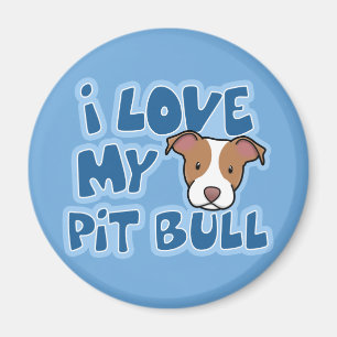 Íman Kawaii eu amo meu pitbull