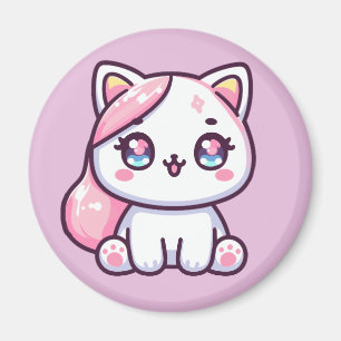 Íman Kawaii Kitten Adorável