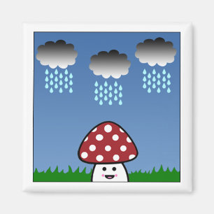 Íman Kawaii Mushroom Magnet
