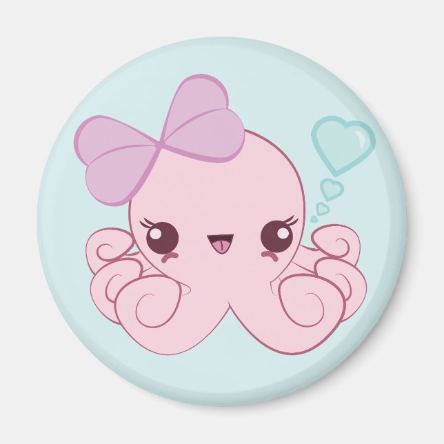 Íman Kawaii Octopus Magnet (Frente)
