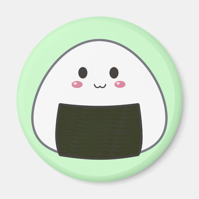 Íman Kawaii "Onigiri" Rice Ball (Frente)