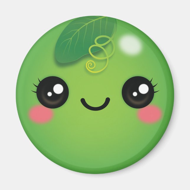 Íman Kawaii Pea Magnet (Frente)