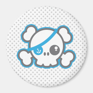 Íman Kawaii Pirate Skull Magnet