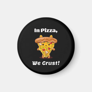 Íman Kawaii Pizza Divertida