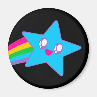 Íman Kawaii Rave Neon Star Rainbow