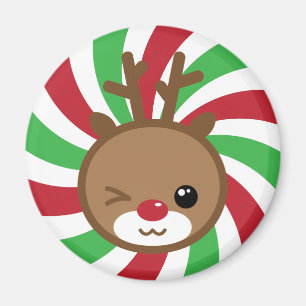 Íman Kawaii Reindeer Magnet