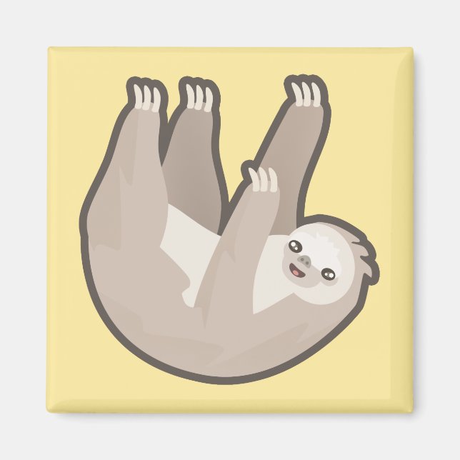 Íman Kawaii Sloth (Frente)