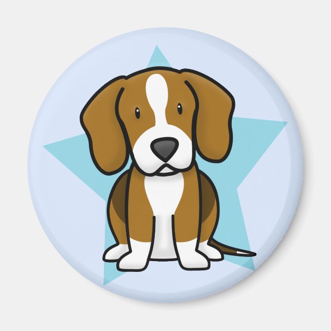 Íman Kawaii Star Beagle Magnet (Frente)