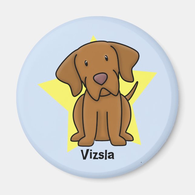 Íman Kawaii Star Vizsla (Frente)