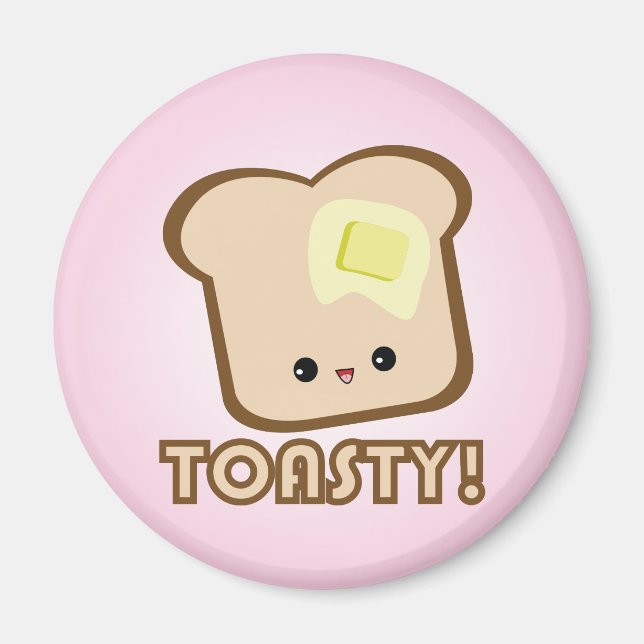 Íman Kawaii Toastia! Magneta (Frente)