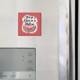 Íman Kawaii "Você é um em um melão" Cóta Melancia Pun