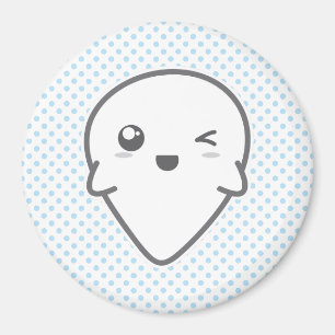 Íman Kawaii Winking Ghost Magnet