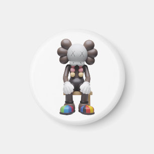 Íman KAWS no Rest Magnet - Arte Magnética Impressa Únic