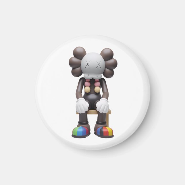 Íman KAWS no Rest Magnet - Arte Magnética Impressa Únic (Frente)