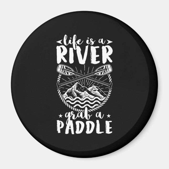 Íman Kayak Driver Life É Um Rio (Frente)