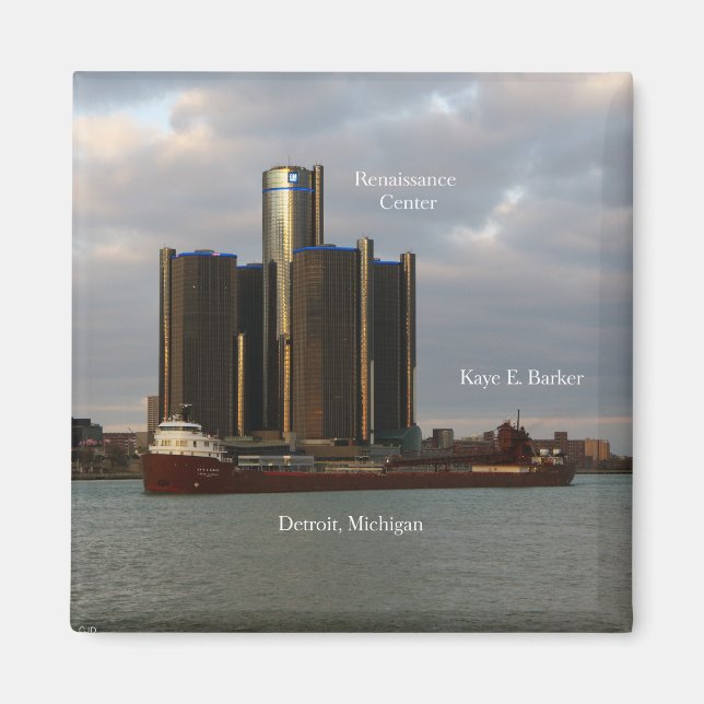 Íman Kaye E. Barker Detroit (Frente)