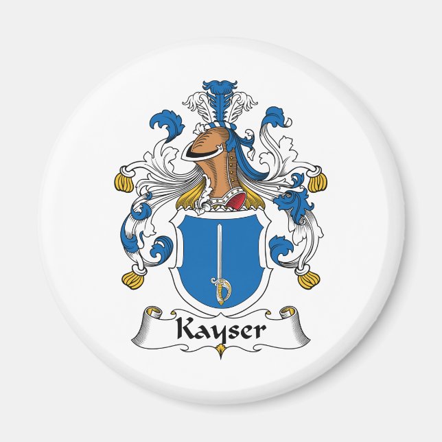 Íman Kayser Family Crest (Frente)
