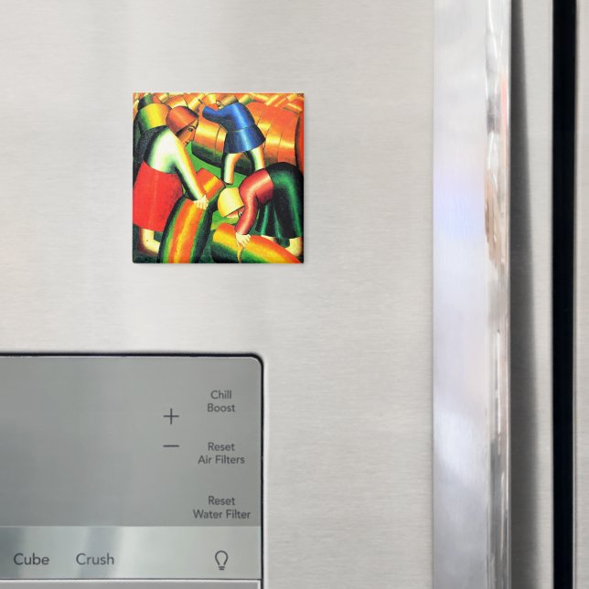Íman Kazimir Malevich--Colheita, (In Situ (Fridge))