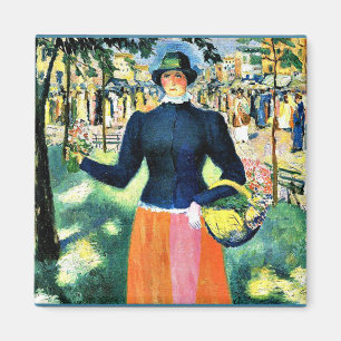 Íman Kazimir Malevich trabalho de arte, Flor
