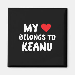 Íman Keanu - Meu Coração Pertence a Keanu - Amor