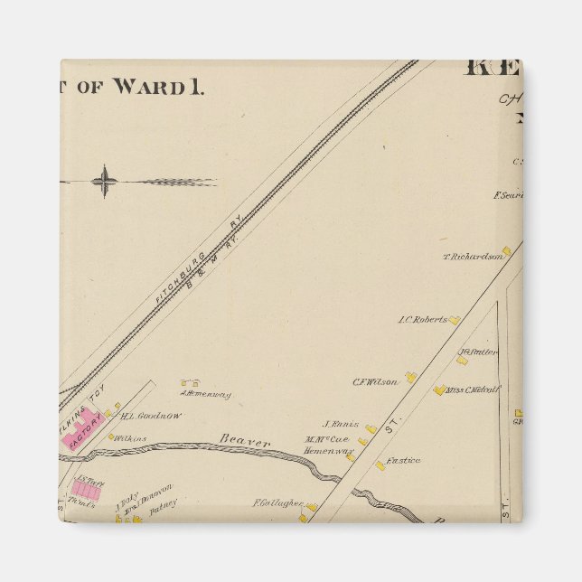 Íman Keene, Ward 1 (Frente)