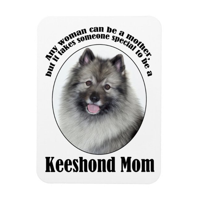 Íman Keeshond Mãe (Vertical)