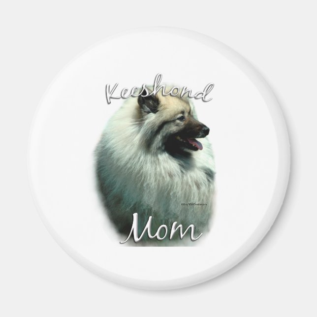 Íman Keeshond Mãe 2 (Frente)