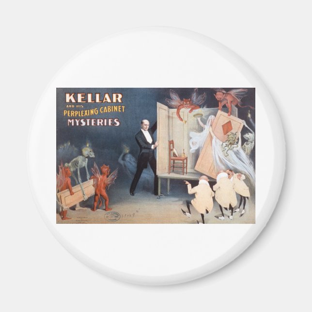 Íman Keller e seus mistérios do gabinete de perplexação (Frente)