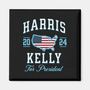 Íman Kelly 2024 Bandeira dos EUA Eleição Presidencial V
