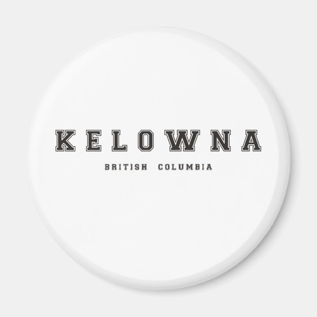 Íman Kelowna British Columbia (Frente)