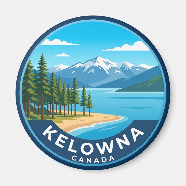 Íman Kelowna Canadá (Frente)