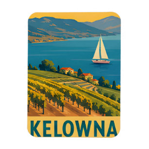 Íman 🍇 KELOWNA — Vinhas de Okanagan e Vistas do Lago