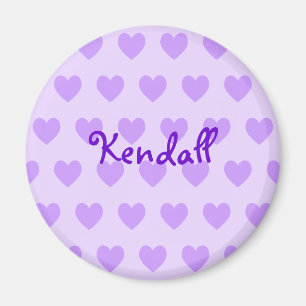 Íman Kendall no roxo