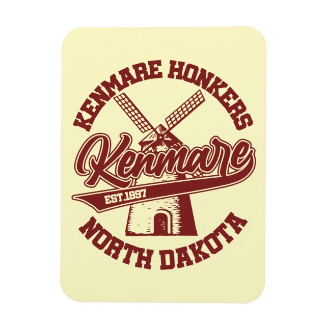 Íman Kenmare, Dakota do Norte (Vertical)