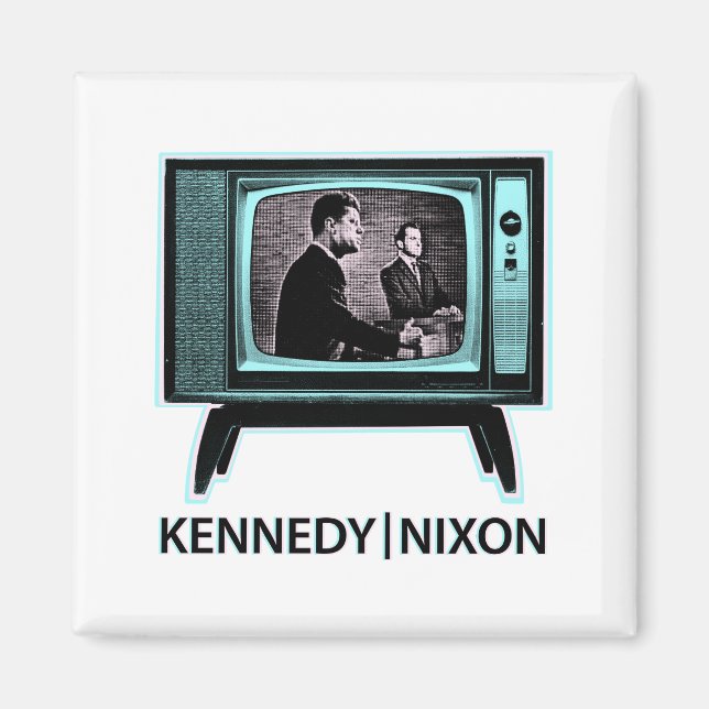 Íman Kennedy Nixon 1960 TV Debate (Frente)