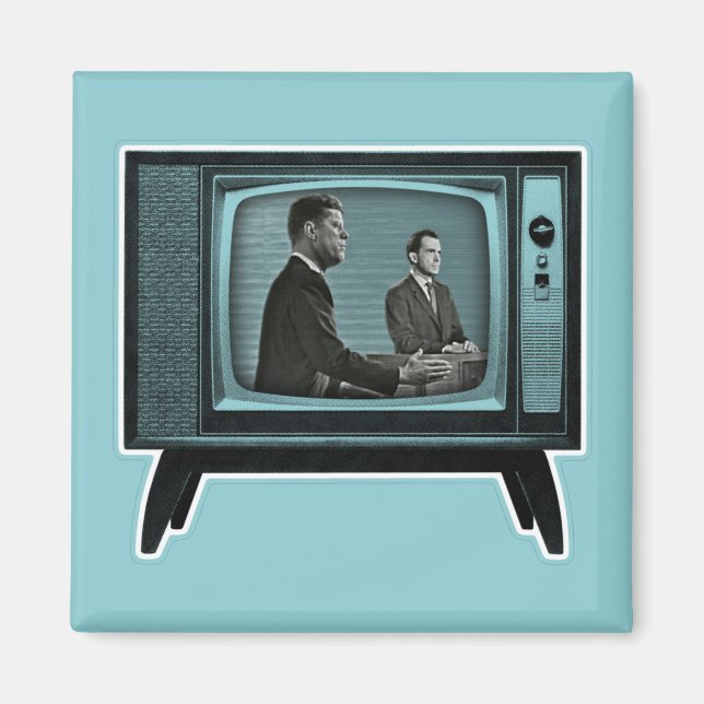 Íman Kennedy Nixon 1960 TV Debate (Frente)