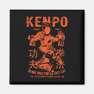 Íman Kenpo Karate Martiage Arts Vintage Estilo Retroati