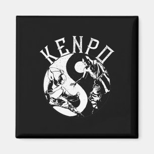 Íman Kenpo Yin Yang Martial Arts Japonês Kempo Fighter