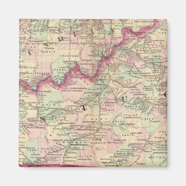 Íman Kentucky, Tennessee (Frente)