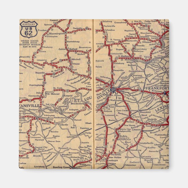 Íman Kentucky, Tennessee 3 (Frente)