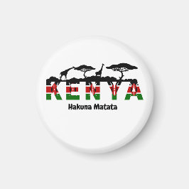Íman Kenya Hakuna Matata Fridge Magnet.