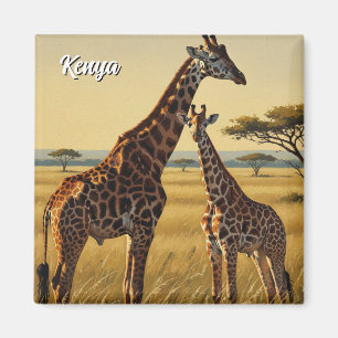 Íman Kenya Masai Mara Girafas Viagem