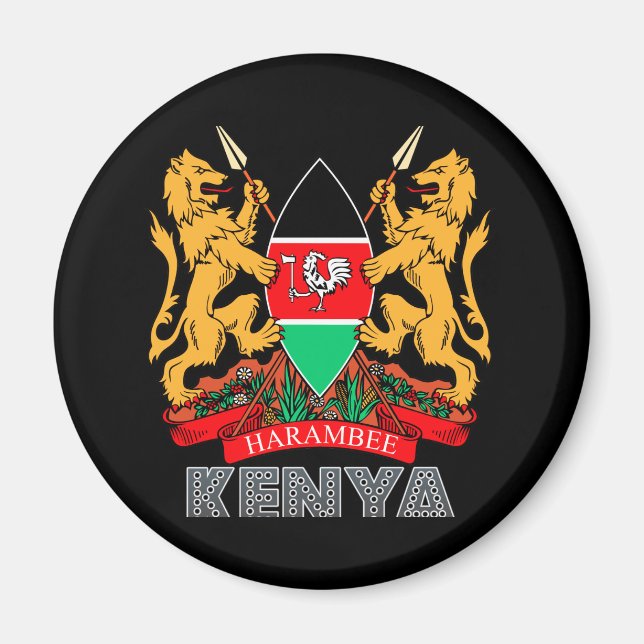 Íman Kenyan Emblem (Frente)