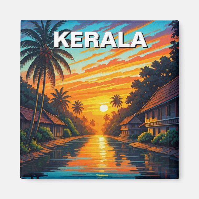 Íman Kerala India Sunset (Frente)