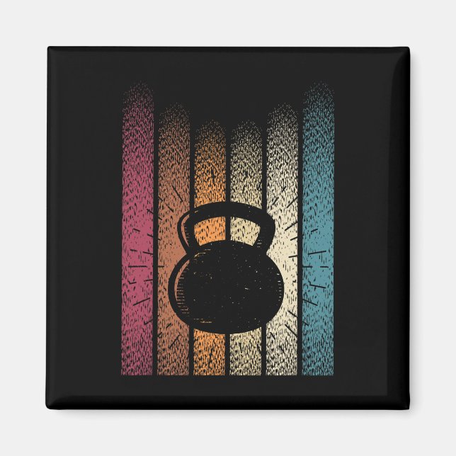 Íman Kettlebell Retro Workout Powerinclusive (Frente)