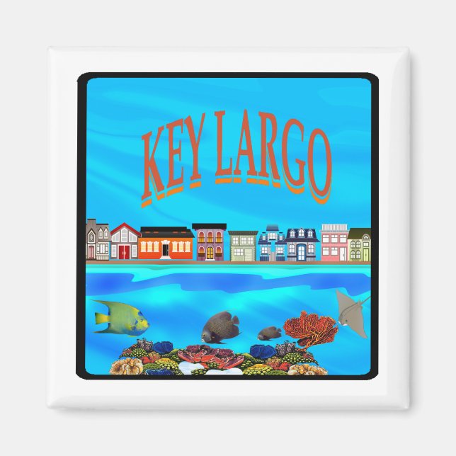 Íman Key Largo agora (Frente)