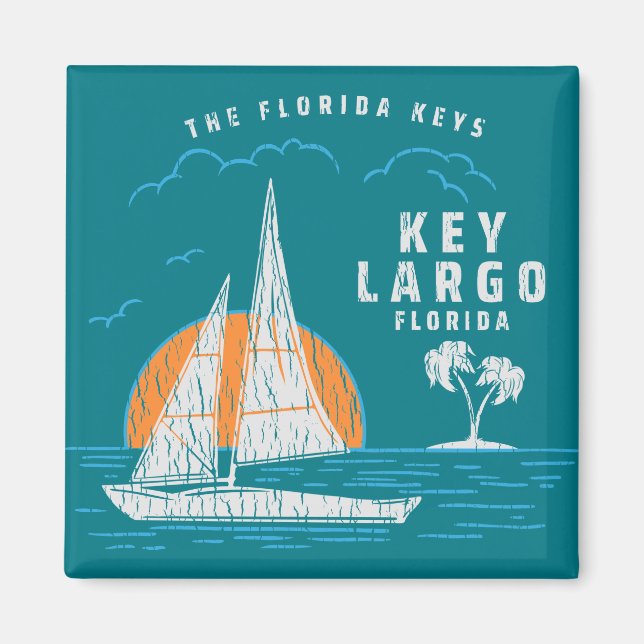Íman Key Largo Florida - Navegação (Frente)