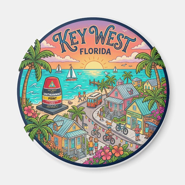 Íman Key West Flórida (Frente)