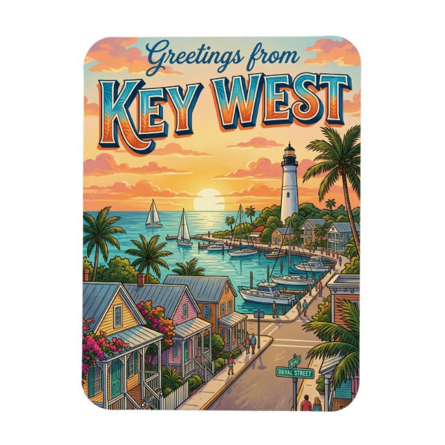 Íman Key West, Flórida (Vertical)